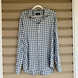 Bugatchi Julian Plaid Shirt Size XL